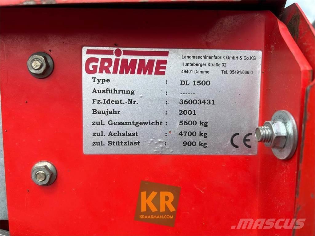 Grimme dl 1500 Картофелеуборочные комбайны