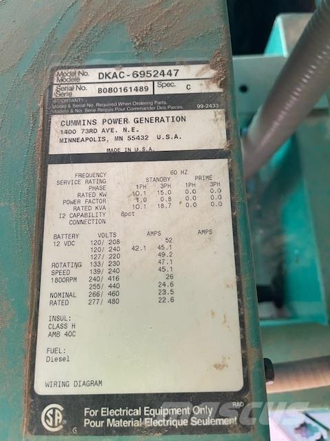 Onan 15kW Дизельные генераторы