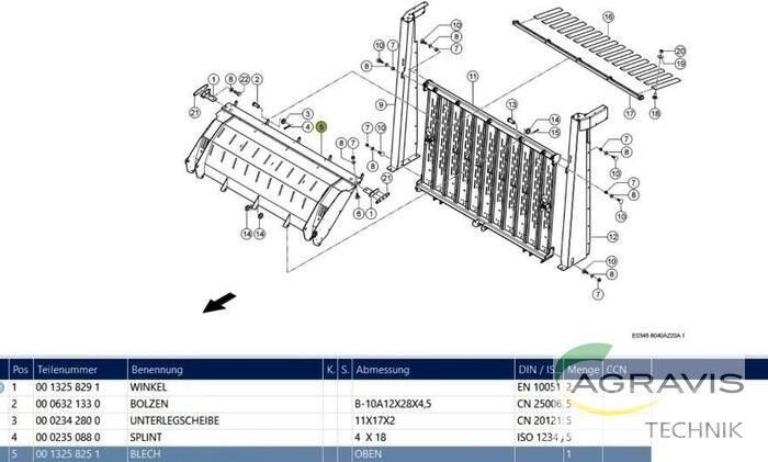 CLAAS ANHÄCKSELKLAPPE Оборудование для животноводческих ферм