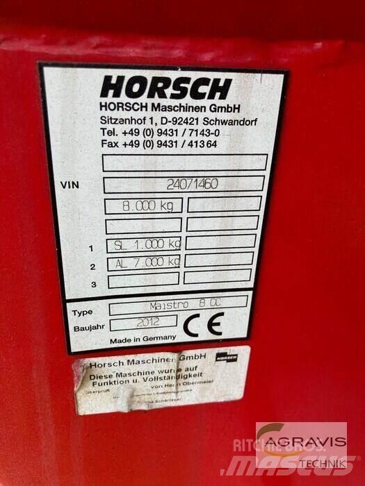 Horsch MAISTRO 8 CC Сеялки