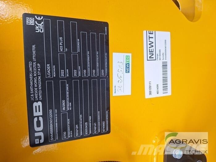 JCB 403 AGRI Фронтальные погрузчики