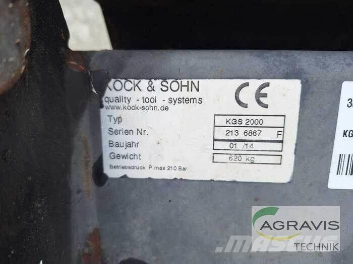 Kock KGS 2000 XL Навесное оборудование и запчасти