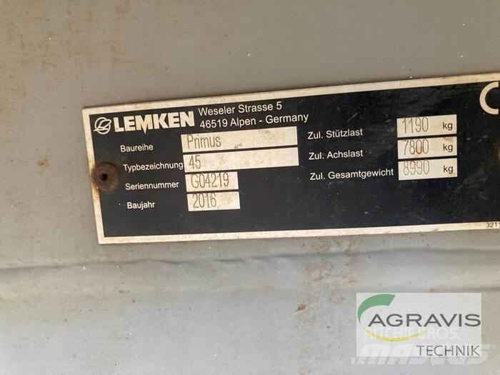 Lemken PRIMUS 45/27 Прицепные опрыскиватели