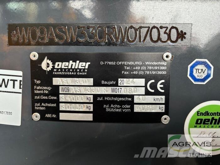 Oehler OL ASW 340 Прочие сельхоз-прицепы