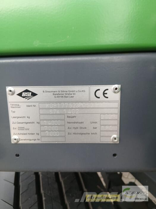 Strautmann SZK 1402 Тракторные самосвальные прицепы