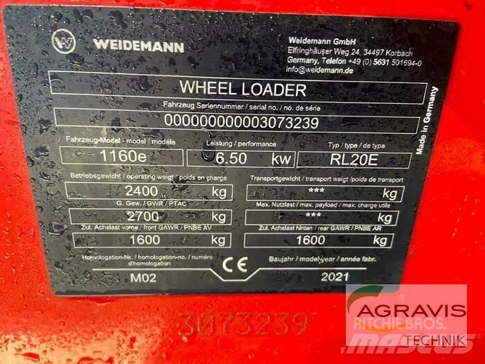 Weidemann 1160E Фронтальные погрузчики