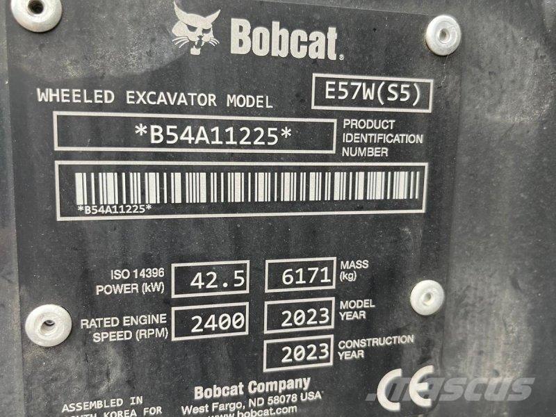 Bobcat E57W Колёсные экскаваторы