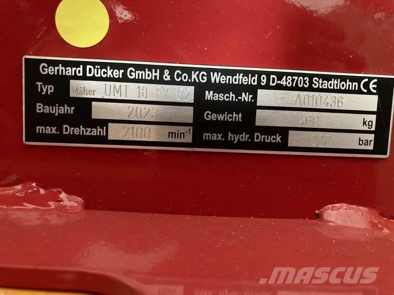 Dücker UMT 18 Walk-behind косилка