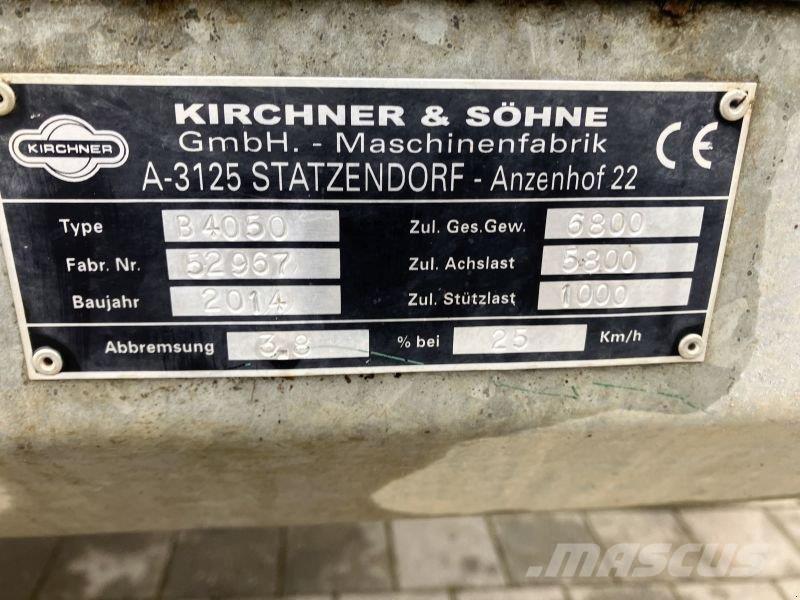 Kirchner B4050 Разбрасыватели органических удобрений