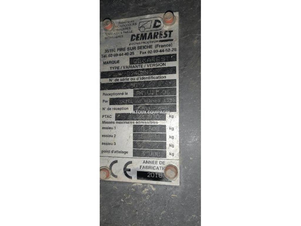  Artésienne D240MNS Тракторные самосвальные прицепы