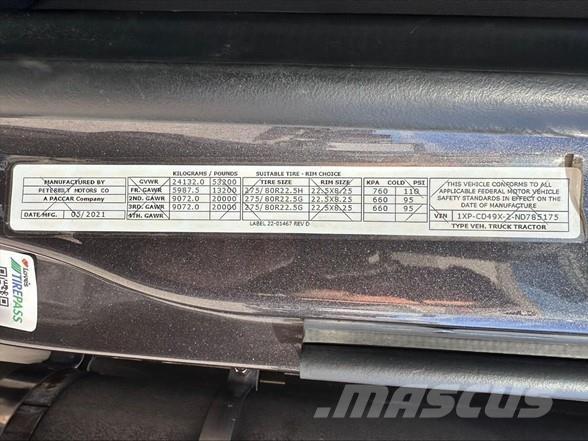 Peterbilt 567 Седельные тягачи