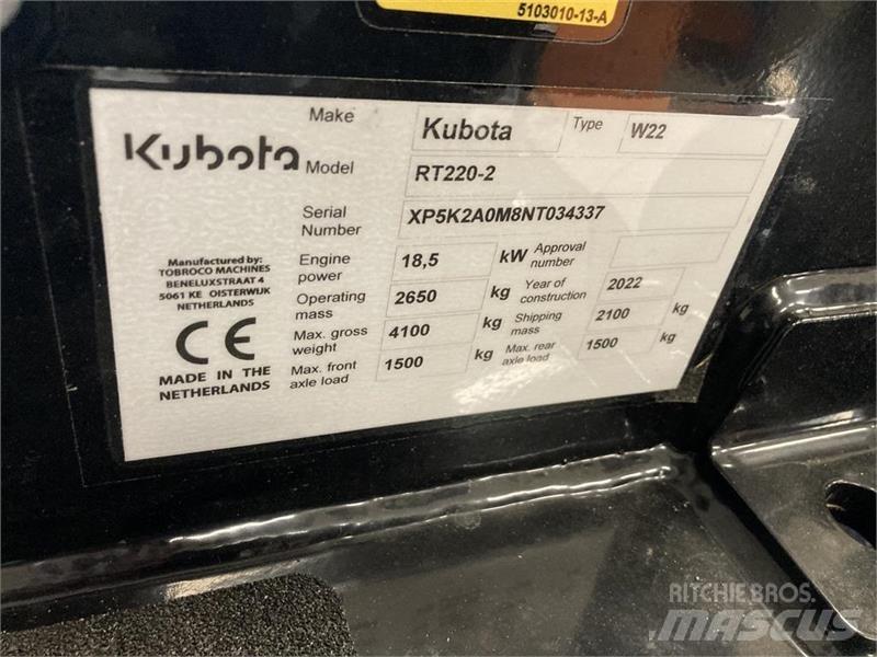 Kubota RT 220- 2 Малые погрузчики