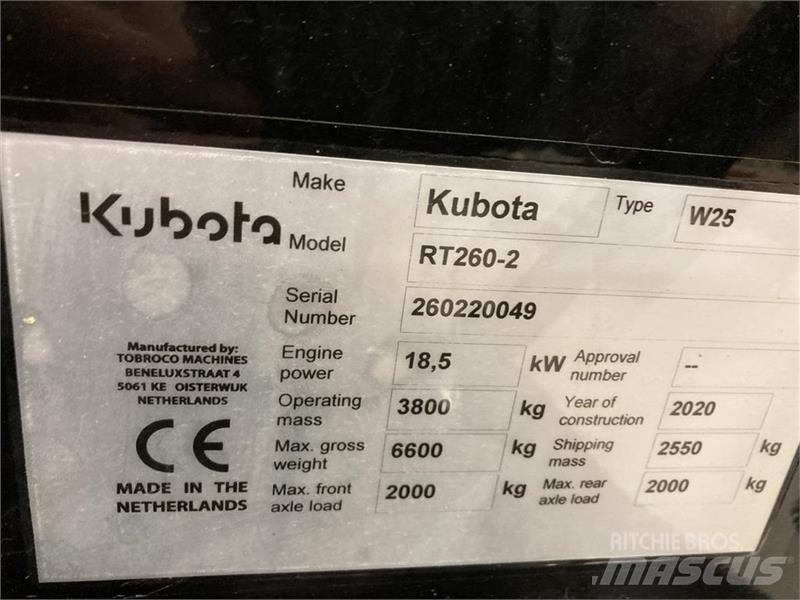 Kubota RT260-2 Малые погрузчики