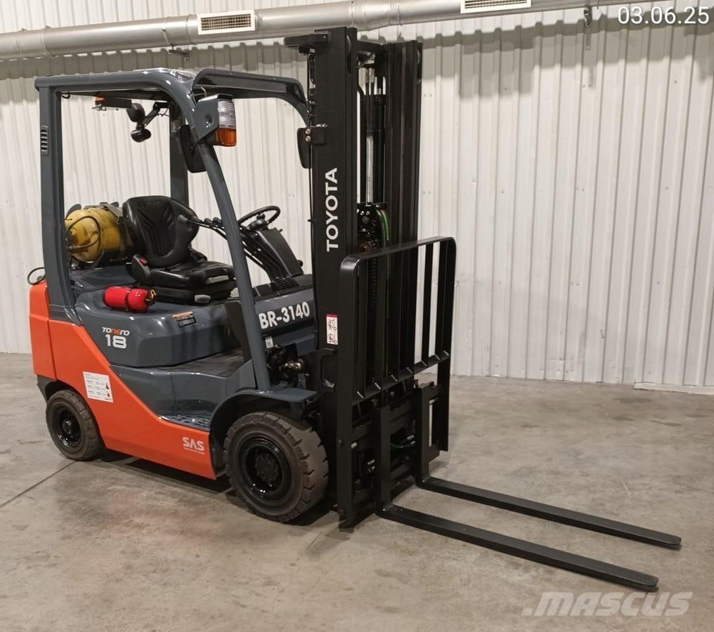 Toyota 02-8FGF18 Газовые погрузчики