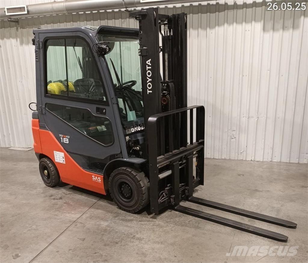 Toyota 02-8FGF18 Газовые погрузчики