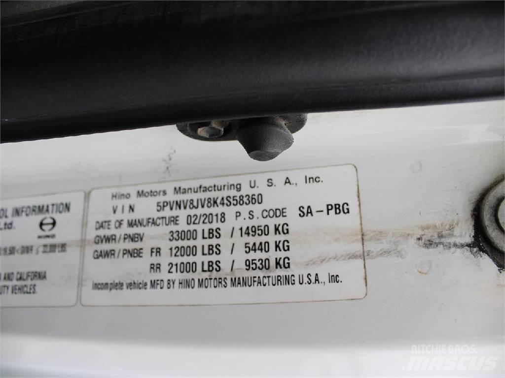 Hino 338 Грузовики-платформы/боковая разгрузка