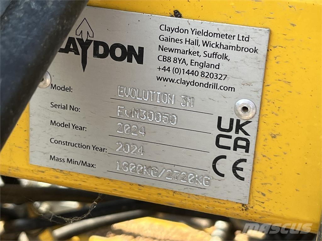 Claydon 3M EVO Культиваторы сплошные