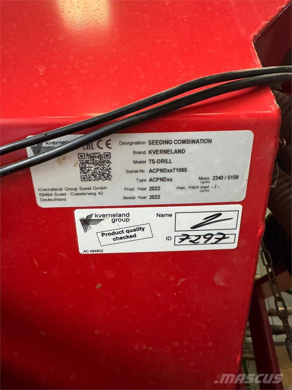 Kverneland 4.8M Сельхозтехника - Другие