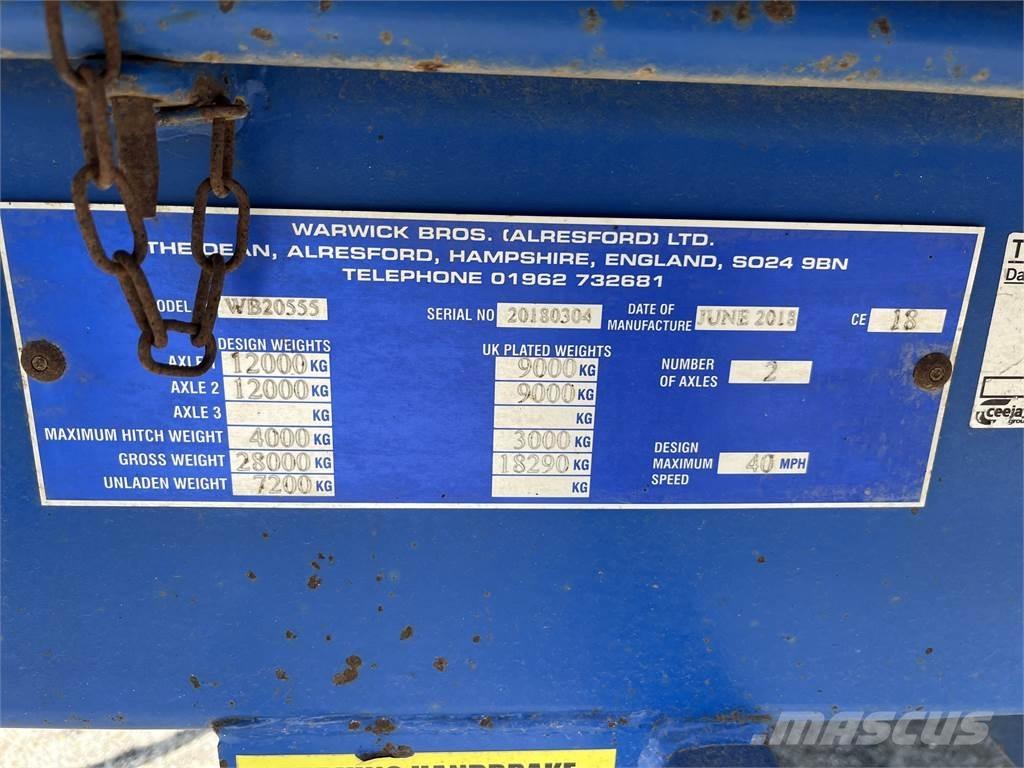  WARWICK 20 TONNE Прочие сельхоз-прицепы