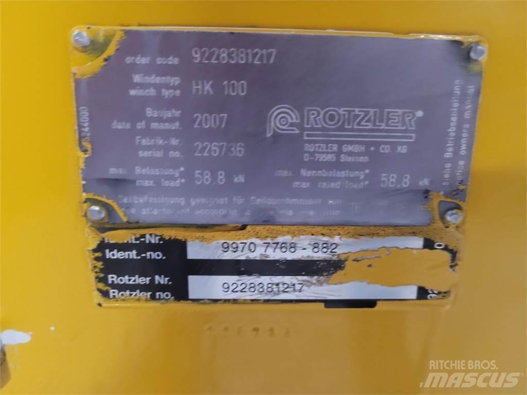 Faun HK 100 winch Запчасти для кранов
