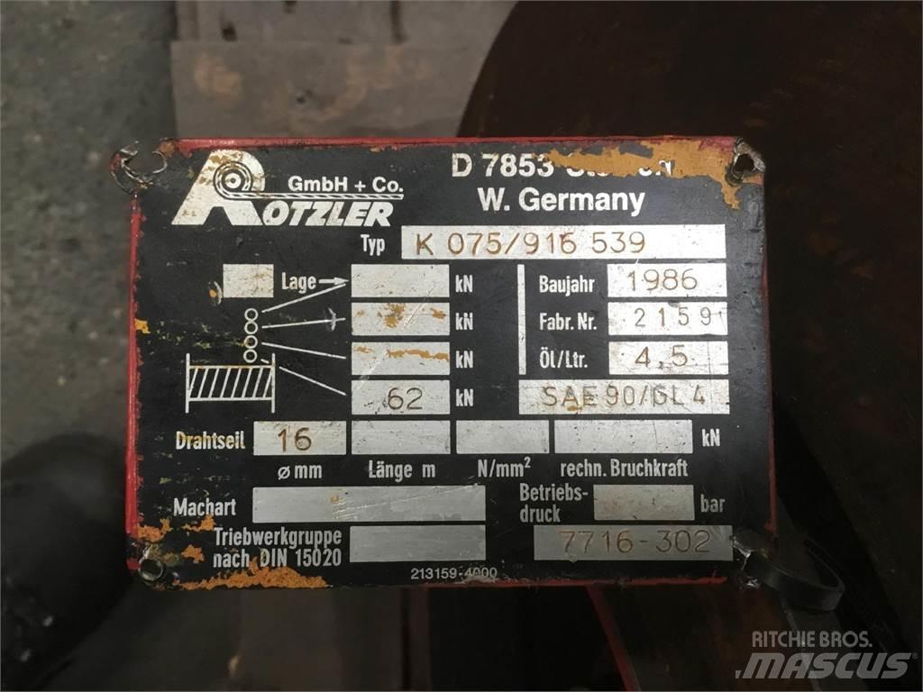 Faun RTF 30 winch Запчасти для кранов