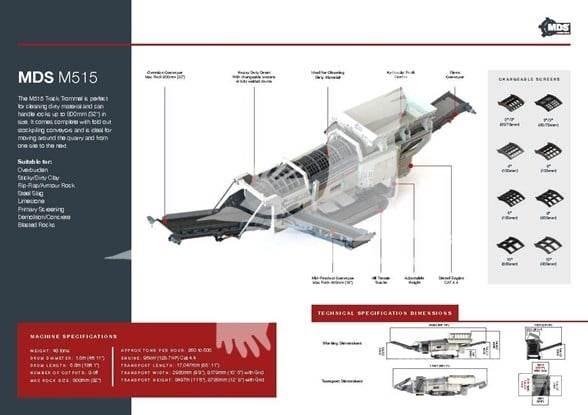 MDS M515 Сортировочные установки