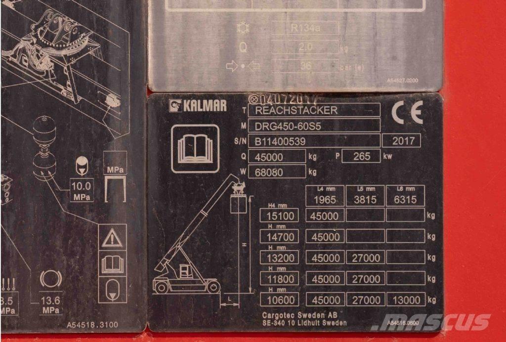 Kalmar DRG450-60S5 Ричстакеры