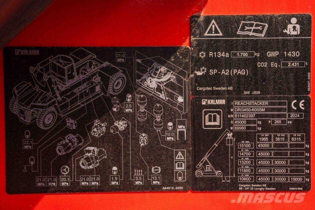 Kalmar DRG450-60S5M Ричстакеры