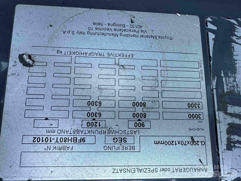 Toyota 9FBH80T Электропогрузчики
