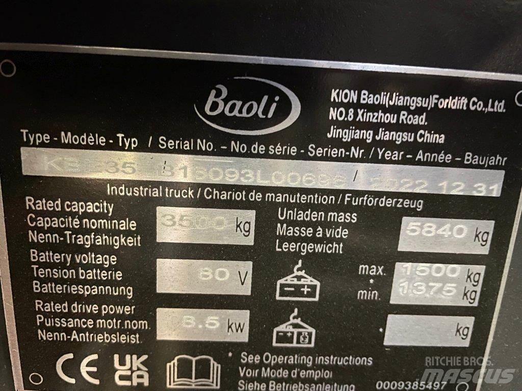 Baoli KBE35 Электропогрузчики