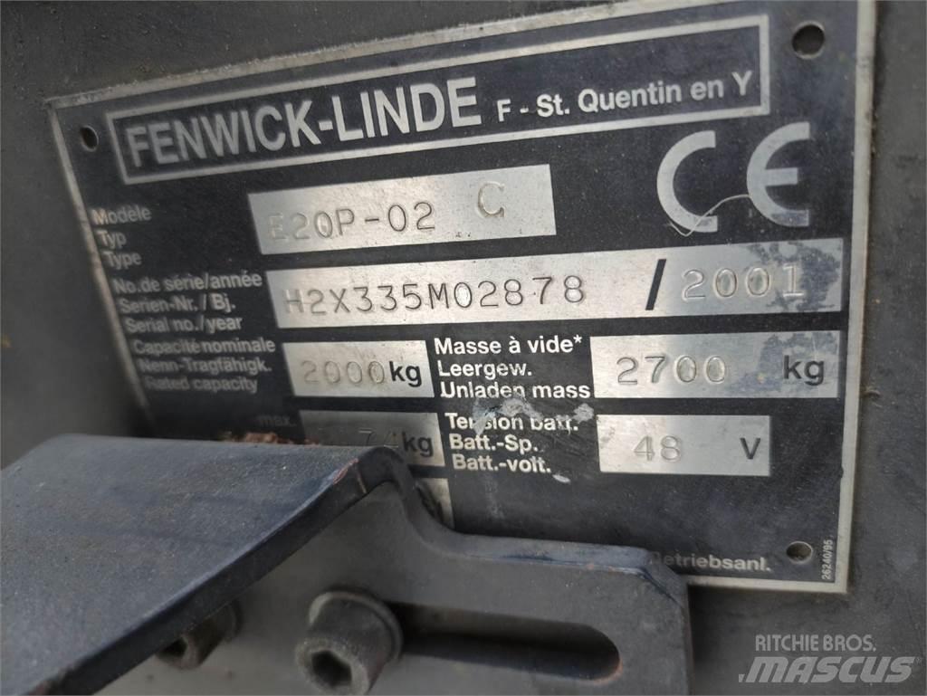 Linde E20P-02-335 Электропогрузчики