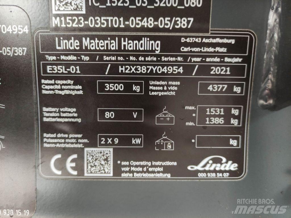 Linde E35L-01-387 Электропогрузчики