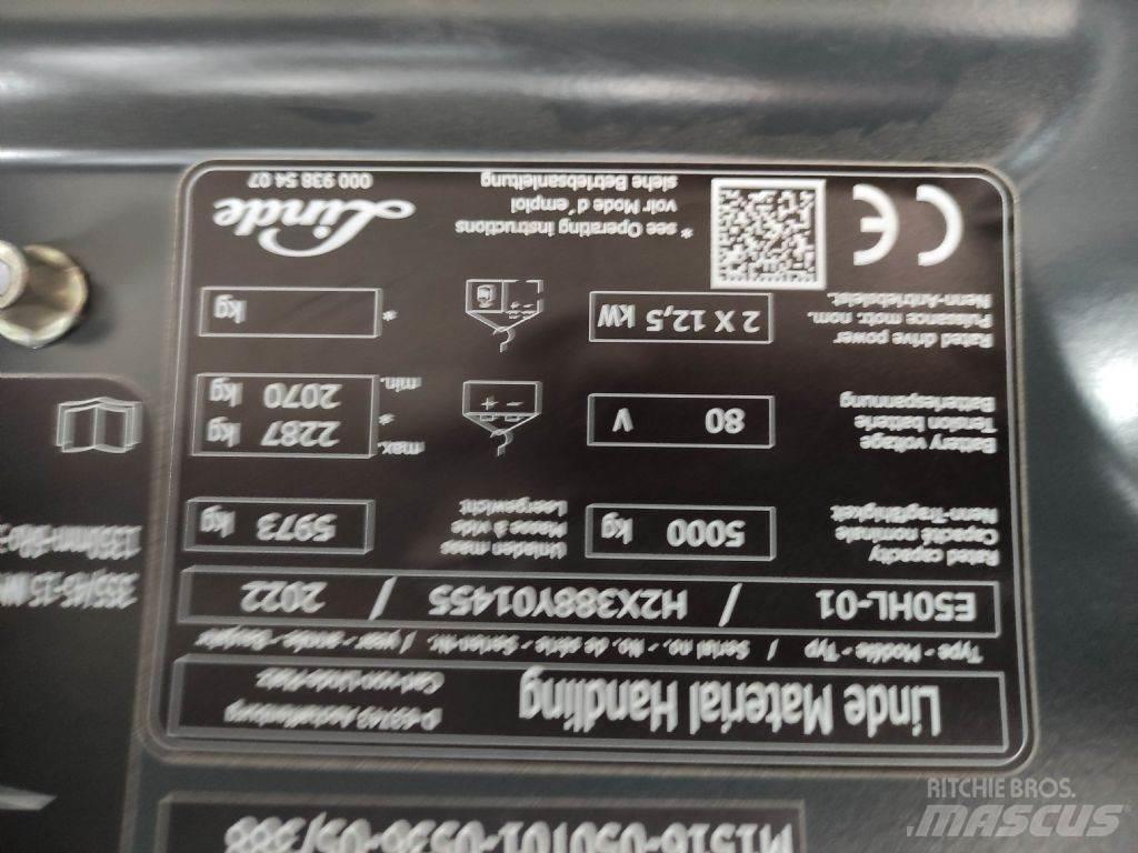 Linde E50HL-01-388 Электропогрузчики