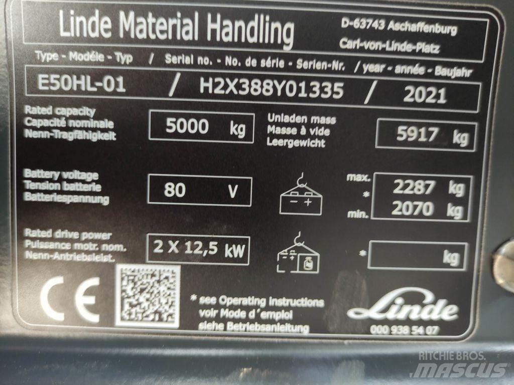 Linde E50HL-01-388 Электропогрузчики