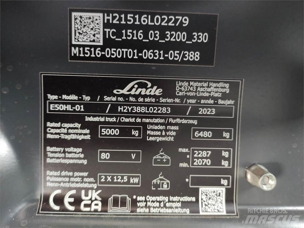 Linde E50HL-388 Электропогрузчики