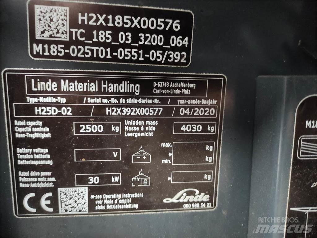Linde H25D-02-392 EVO Дизельные погрузчики