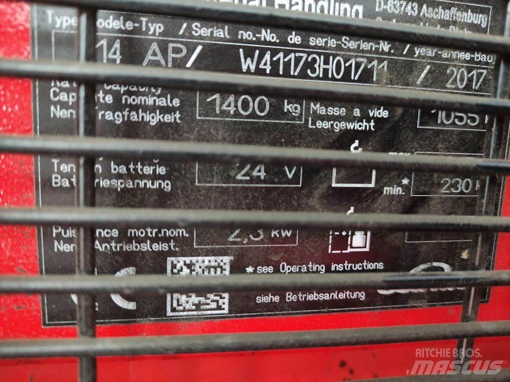 Linde L14APi Ручные штабелёры с электроподъёмом