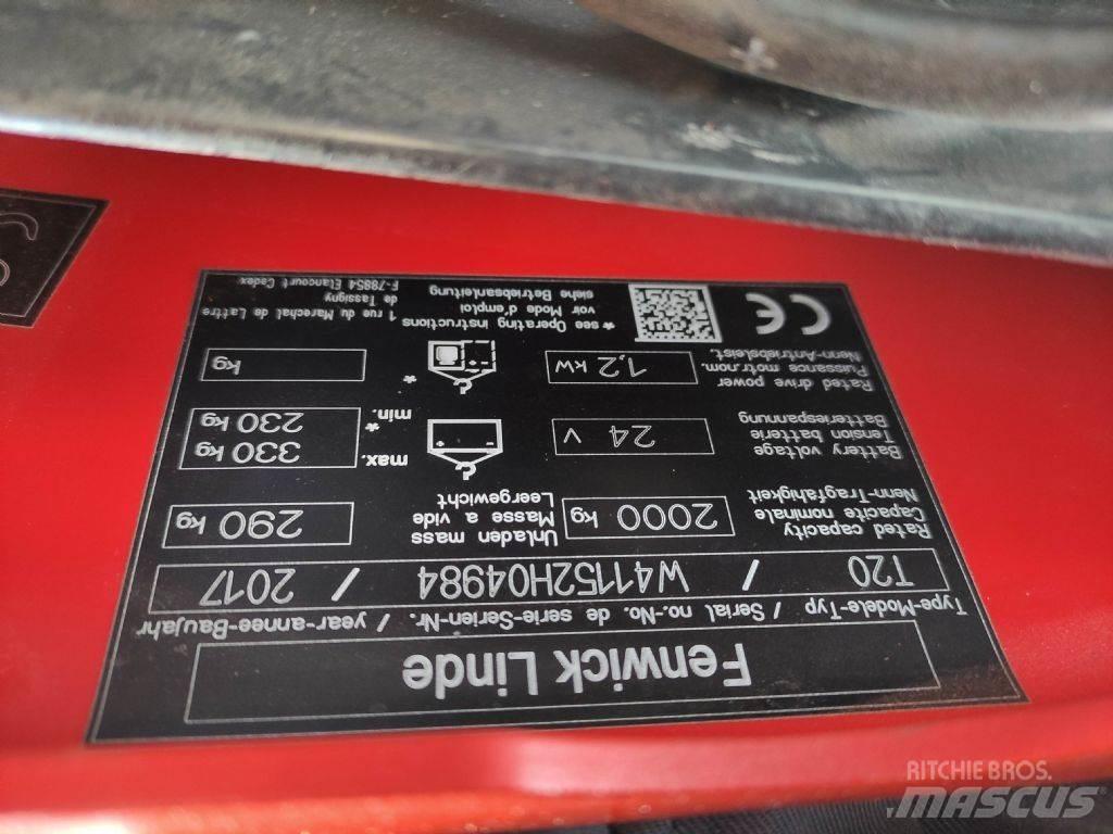 Linde T20 Ручные электрические тележки