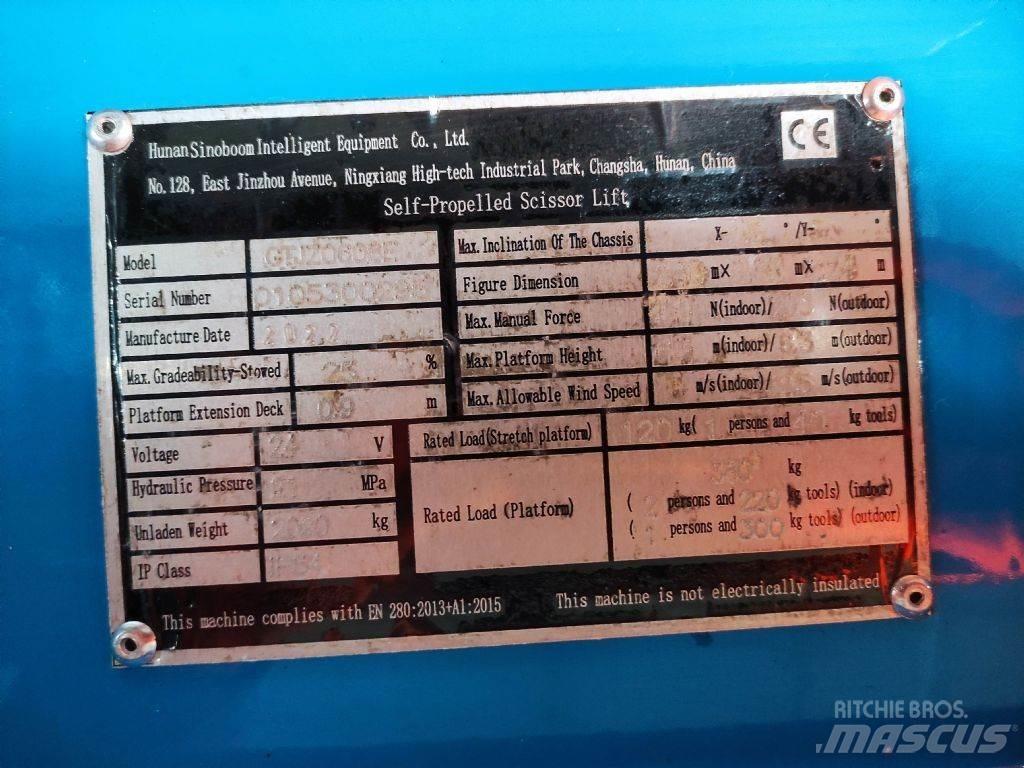 Sinoboom 2132E/GTJZ0608E Ножничные подъемники