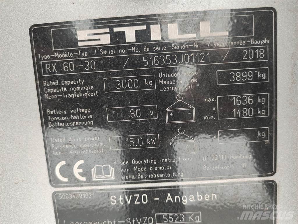 Still RX60-30 Электропогрузчики