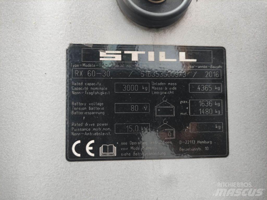 Still RX60-30 Электропогрузчики