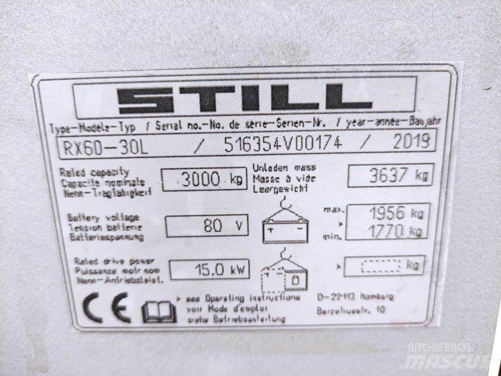 Still RX60-30 L Электропогрузчики