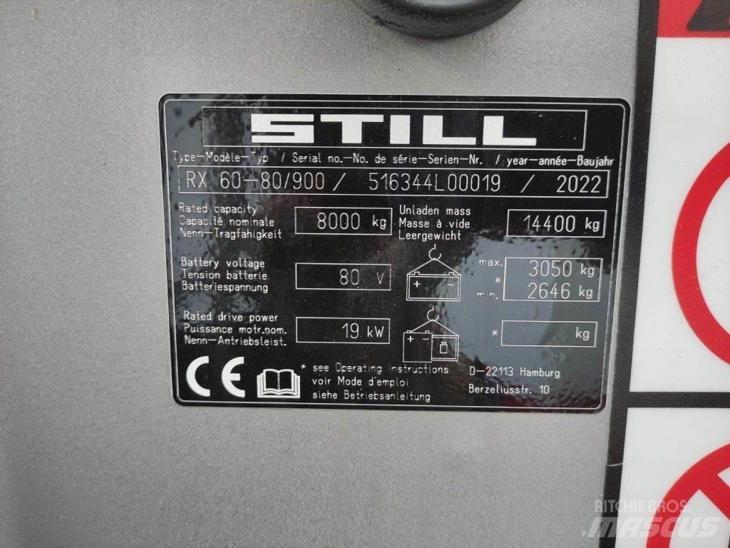 Still RX60-80/900 Электропогрузчики