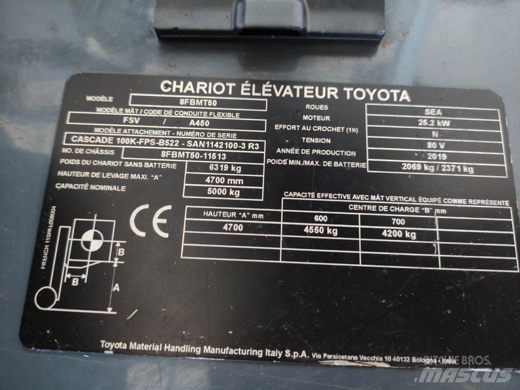 Toyota 8FBMT50 Электропогрузчики