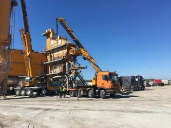 Ermont Mobile Asphalt Beton concrete Batching plant