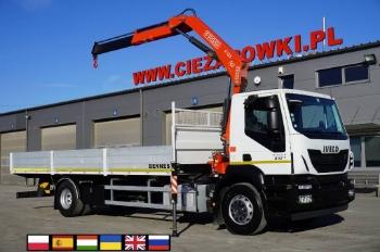 Iveco STRALIS 19.310 E6 / Flatbed 19 EPAL / FASSI F135 /