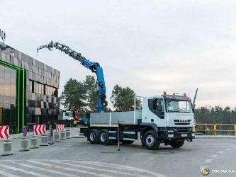 Iveco TRAKKER 410 6x4 PALFINGER PK 36002 Fly Jib Cran
