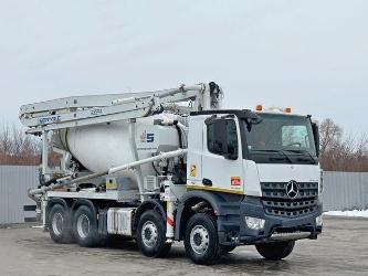 Mercedes-Benz AROCS 3743 * Betonpumpe + FUNK * 8x4 * TOP
